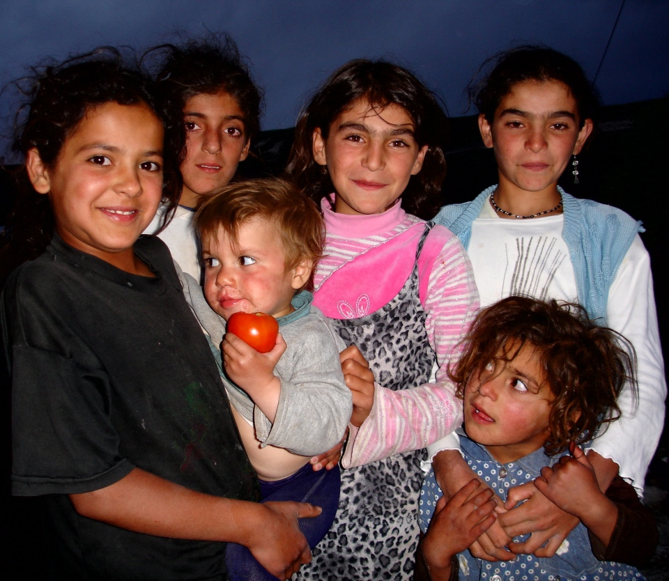 Children in Cengilli, near Kagizman, eastern Turkey